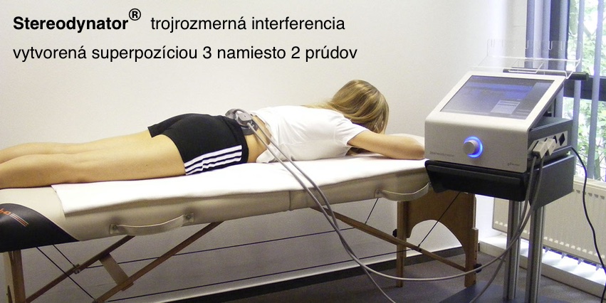 Komfortný elektroterapeutický prístroj